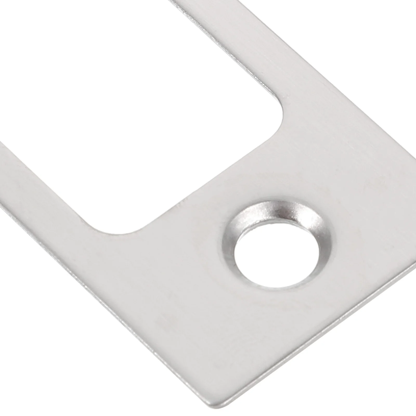 

4 Sets Lock Accessories Stainless Steel Reinforcement Striker Plates Exterior Doors Security Protection Durable for Residential