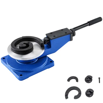 Manual Spiral Metal Bender Multifunctional Steel Iron Universal Bending Machine with 3 scroll tools for Metal Production