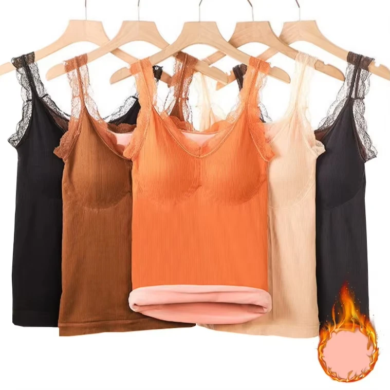Thermal Underwear Plus Size Vest Thermo Lingerie Women Winter Clothing Warm Top Inner Wear Thermal Shirt Undershirt Intimate