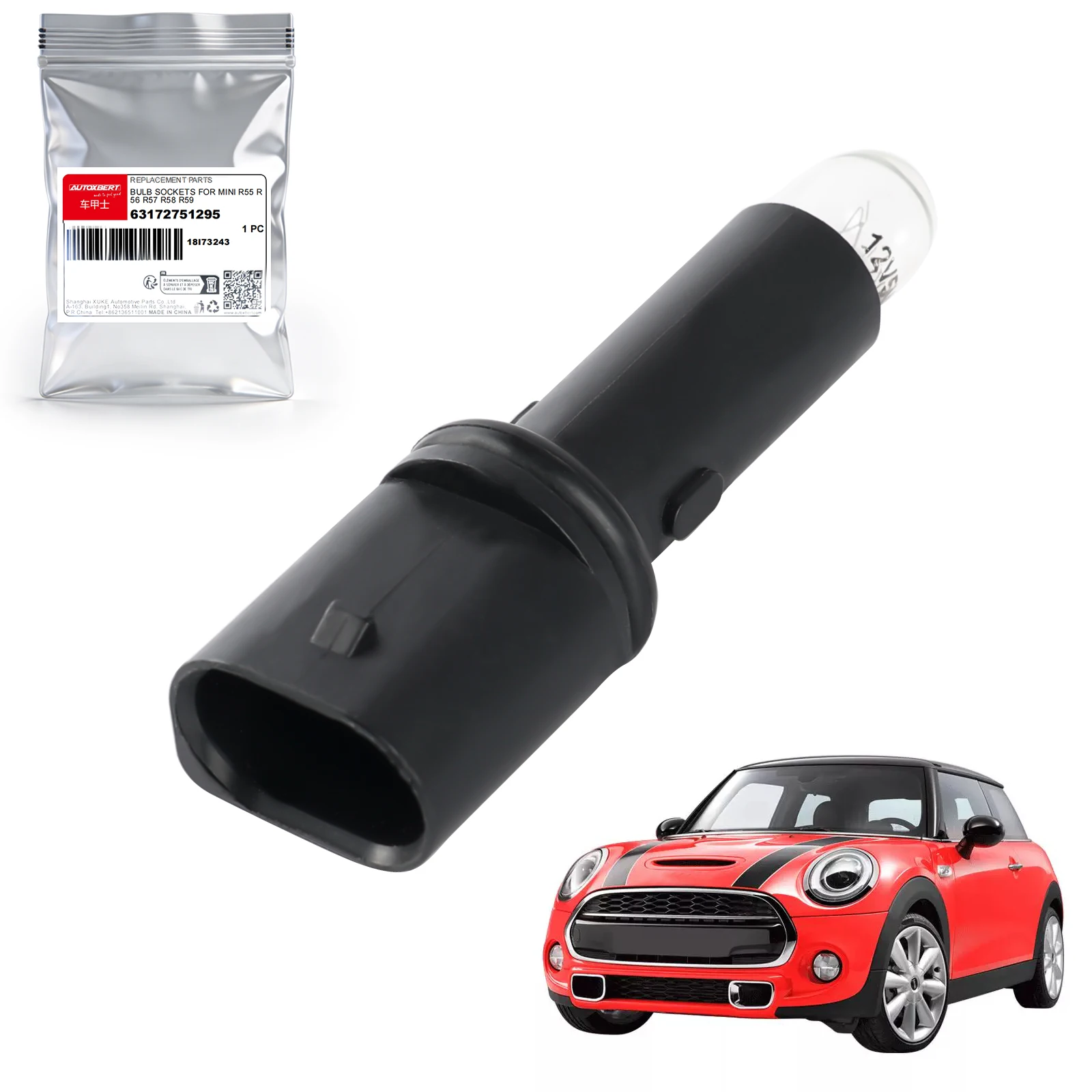 Car Parking Side Light Bulb Holders 63128380205 for BMW 3 Series E46 for Cooper R55 R56 R57 R58 R59 R60 R61 Automotive Lighting