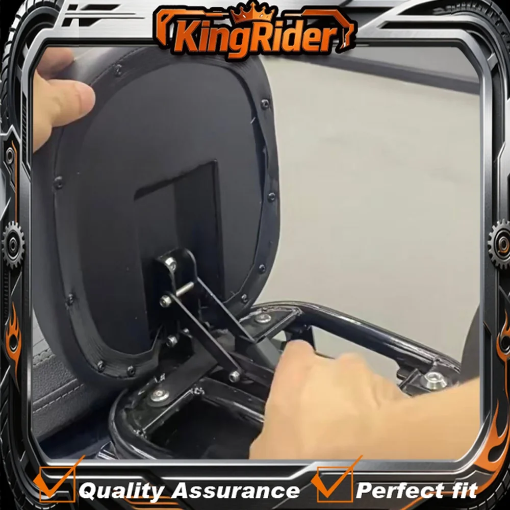 

【Supreme quality】Retro-style folding backrest and adjustable rear seat cushion support for GAOKIN THOR650
