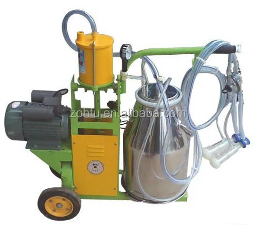 Portable Single Barrel one cow milking machine with good quality milking machines for cows for sale