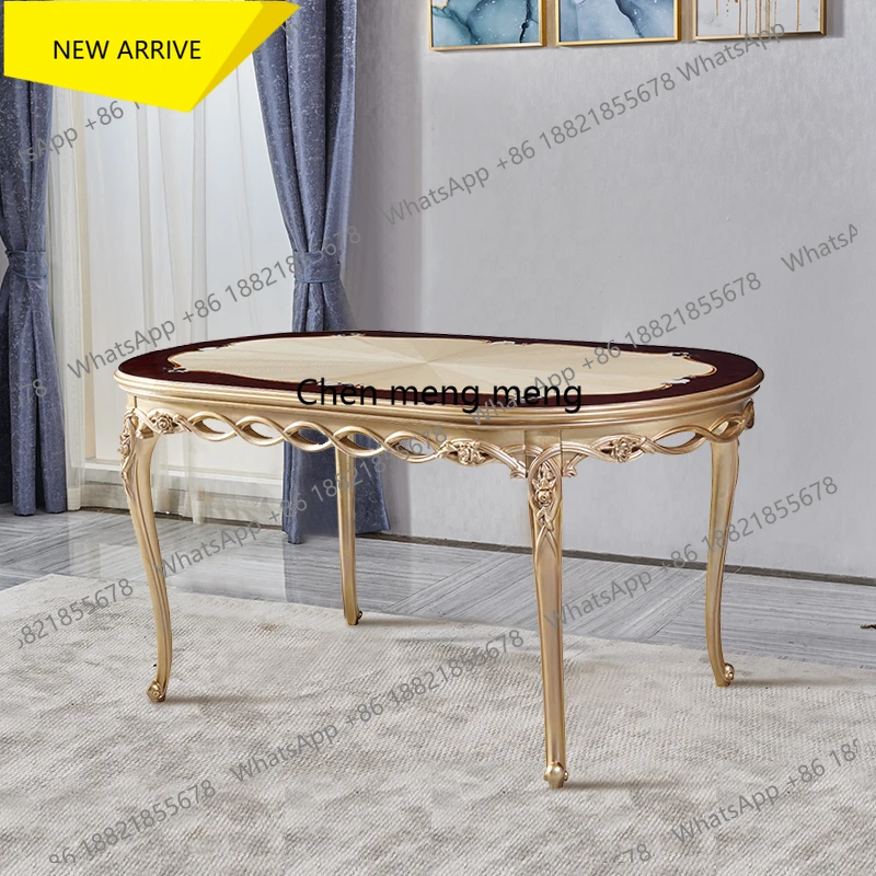 M178 Gold Nordic Dining Tables Restaurant Party Big Luxury Kitchen Dining Tables Salon Modern Wooden Tavoli Da Pranzo