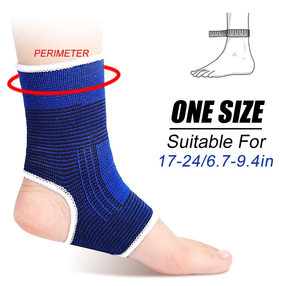 1 Pair Kids Ankle Support Compression Ankle Brace Elastic Knitted Ankle Support Brace Ankle Sleeves for Jogging Running Fitness