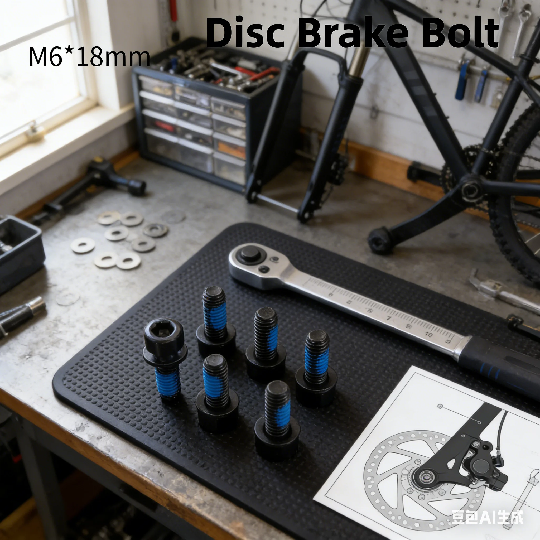 4-шт-винты-черные-m6x18-мм-адаптер-для-крепления-дискового-тормоза-велосипеда-крепежные-винты-для-тормозного-суппорта-сменные-велосипедные-суппорты-дискового-тормоза-крепления