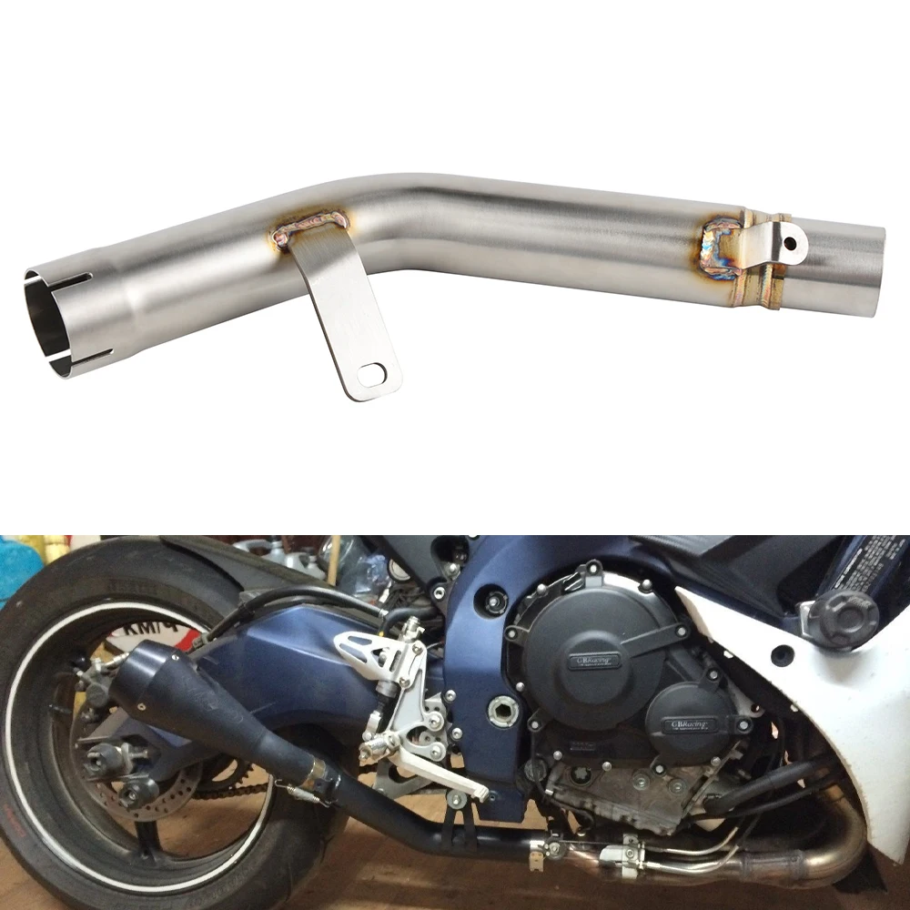 Motorrad-Auspuffrohr Mittelrohr-Verbindungsstück für Suzuki GSX-R600 GSX-R750 GSXR600 GSXR750 GSX-R 600 750 2011-2018 2019 2020