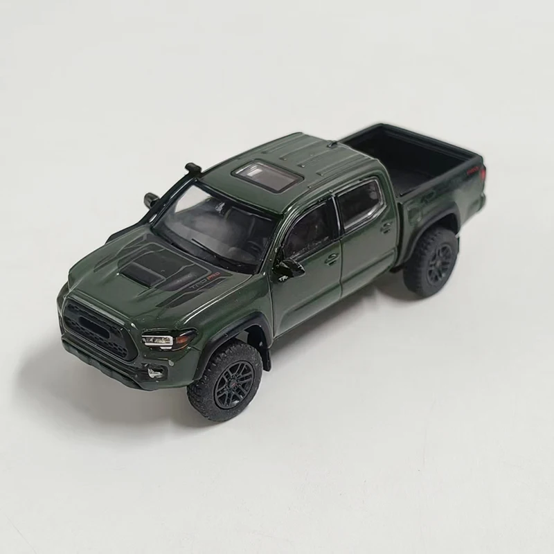 Diecast in scala 1:64 Tacoma Pickup Truck Lega di simulazione Modello di auto Collezione Decorazione Regalo di festa Giocattolo Display statico