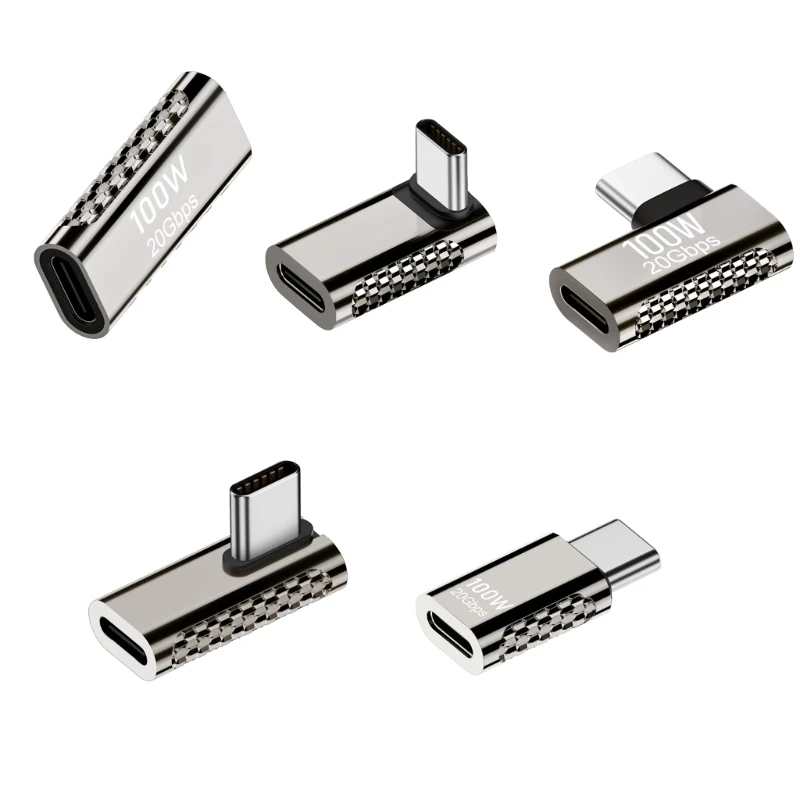 확장기 어댑터 20Gbps 확장 유형-C 100W 로우 프로파일 유형-C 암