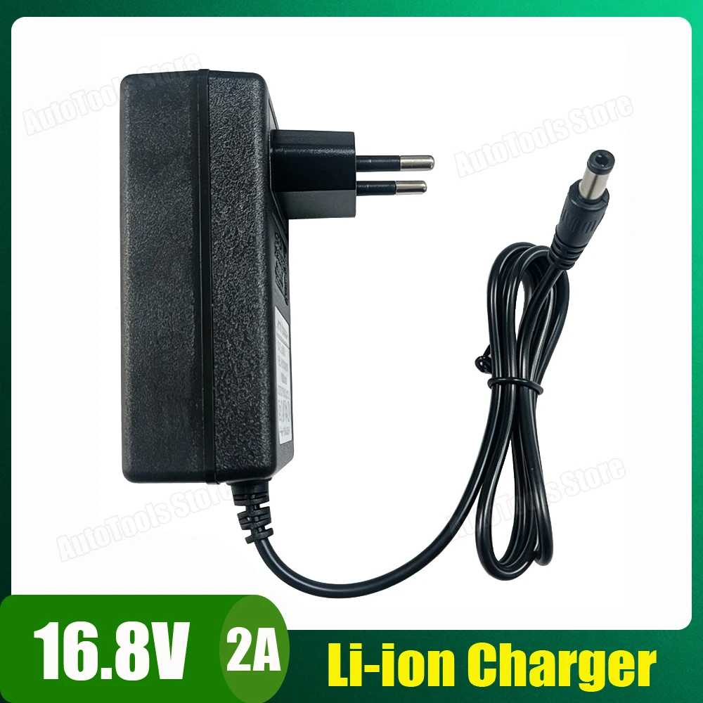 16.8V 2A Power Adapter Cord Charger For 18650 Li-ion Lithium Battery For Screwdriver Battery Pack Use Li-ion Charger