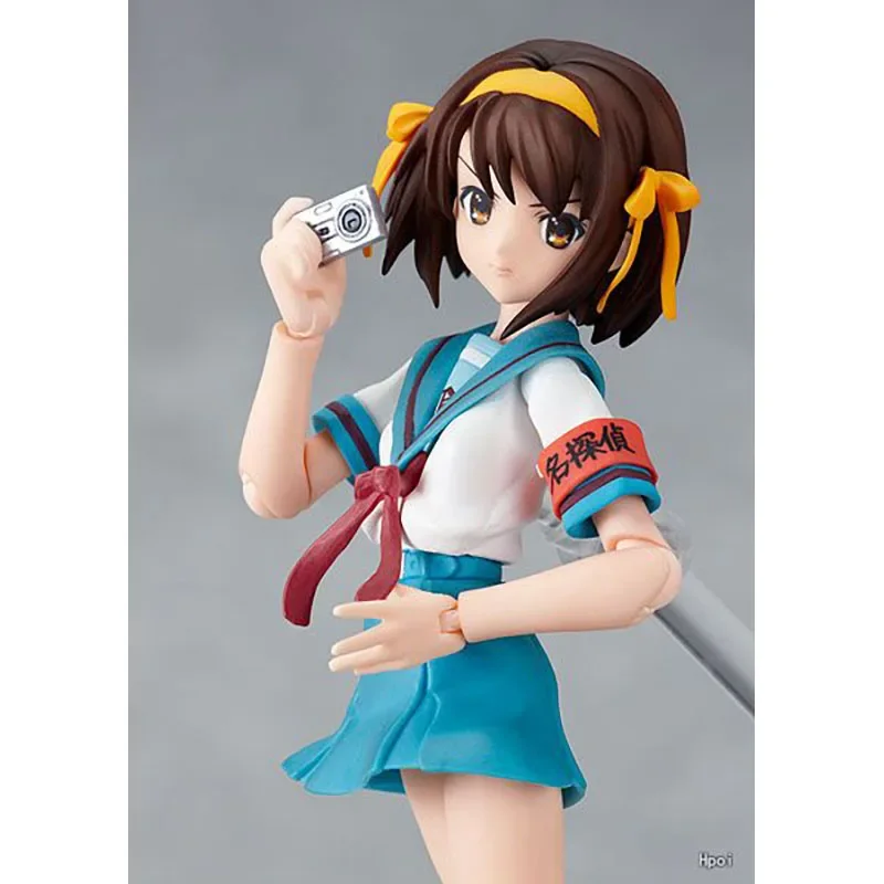 Max Factory Figma 034 Suzumiya Haruhi The Melancholy of Haruhi Suzumiya 2009 Summer Clothes Ver Action Collectible Model Toys