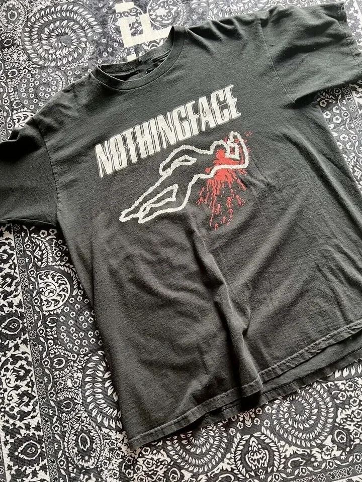Trend Nothingface Band Black Cotton Shirt Gift For Fan TT1679