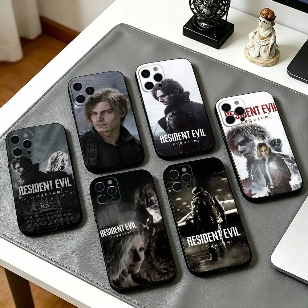 

New game Resident-t Evil RequiemS Phone Case Silicone Soft For IPhone 17 16 15 14 13 12 11 X XR Plus Pro Max Plus