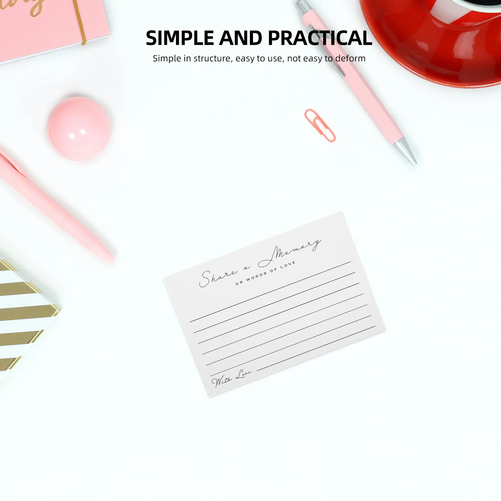 

50 Sheets DIY Folding Greeting Cards Decorative Paper Multi-Use Blank Festival Invitation Birthday Blessing Message Cards