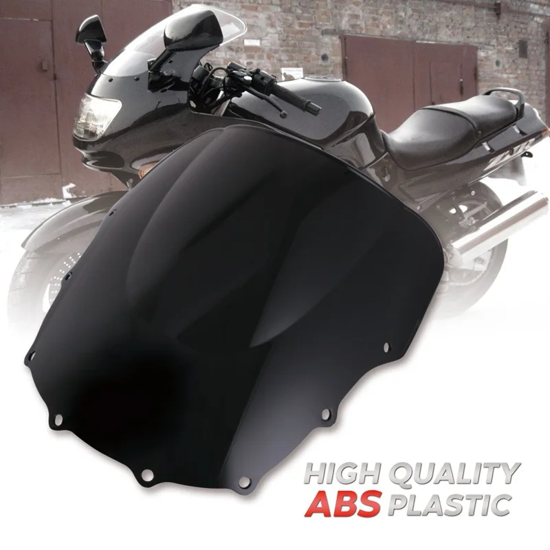 ZZR400 WindScreen Motorcycle WindShield Wind Deflector Double Bubble For Kawasaki ZZR600 ZX400 ZX400N ZX600 ZZR ZZ-R 400 N 600 E