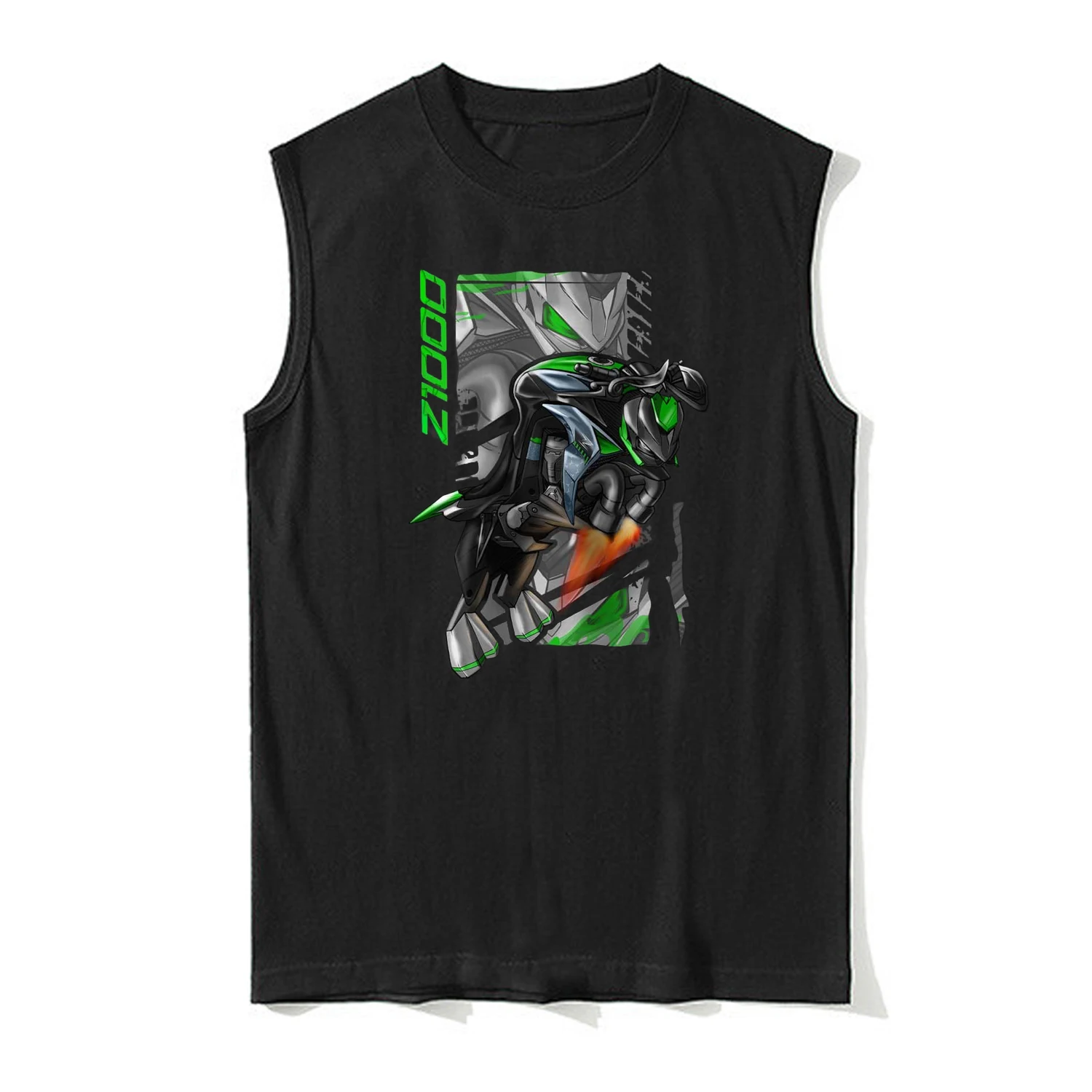 Classic Japanese Motorcycle Z1000 Bull Inspired Tank Top New 100% Cotton O-Neck Summer Casual Mens Vest Sleeveless Tee Shirt