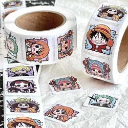 500PCS One Piece Moving Diffuse Sticker Manual Decorative Materials Envelope Sealing Sticker Paper Kawaii Gift