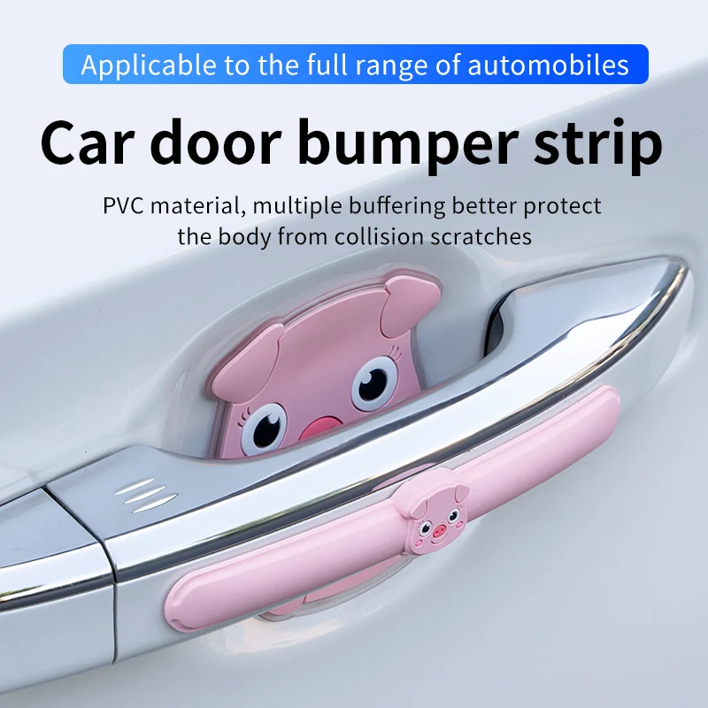 

Car Door Handle Stickers, Universal Car Door Bowl Handle Protection, Paint Scratch Prevention, Anti-Collision Strips, Rearview Mirror Rain Eyebrow Decorative Stickers