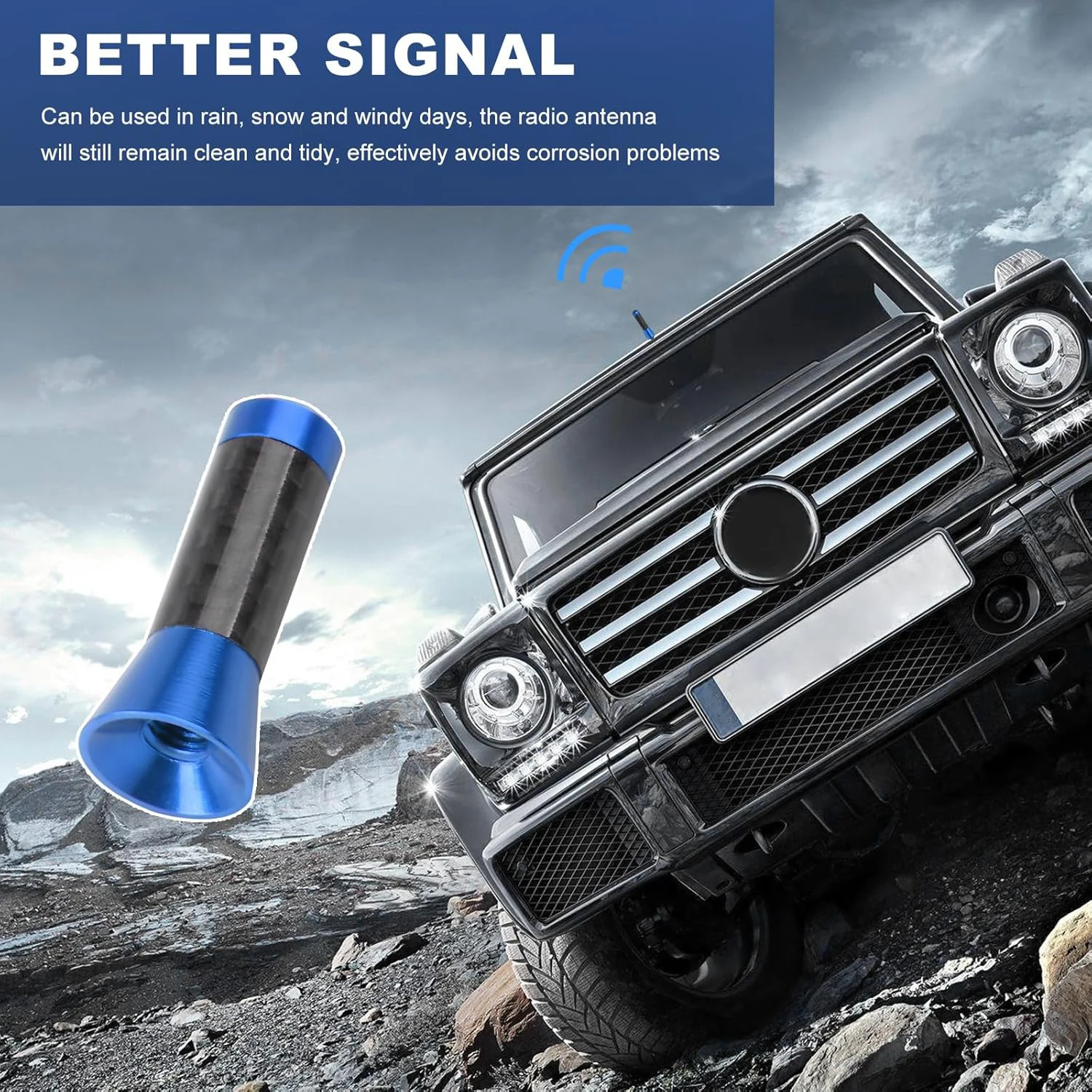 3.5cm Carbon Fiber Screw Metal Short Stubby Mast Antenna Car Styling Roof Antenna Enhanced Signal For Car Accessories