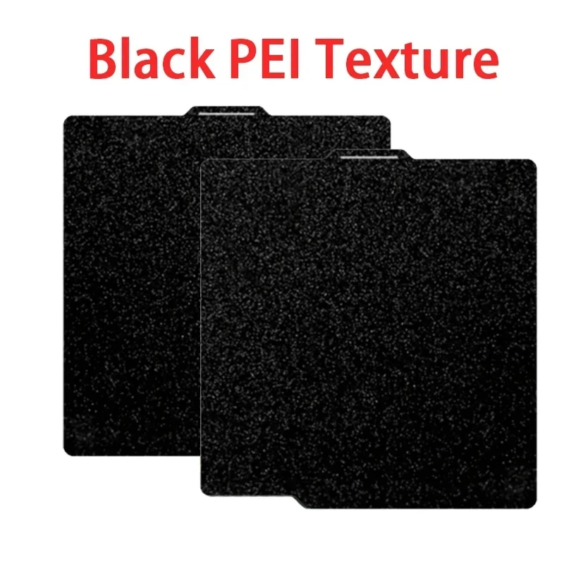 Für Bambu Lab X2D P2S X1 P1S Carbon-Bauplatte A1 PEI-Blatt, texturiert, doppelseitig, PEO PET-Bauplattengestell für Bambulab P1P X1C Bauplatte