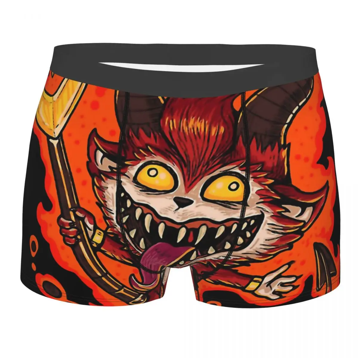 Devil Mo Men Boxer Briefs League of Legends Game Highly Breathable Underwear Top Quality Print Shorts Birthday Gifts