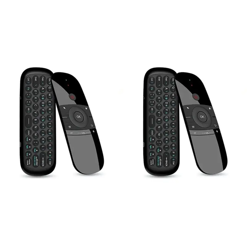 

Беспроводная клавиатура-пульт AS95-2X W1 Air Mouse 2.4G с ИК-управлением, функцией обучения, 6-осевым датчиком движения для Smart TV, Android и ПК