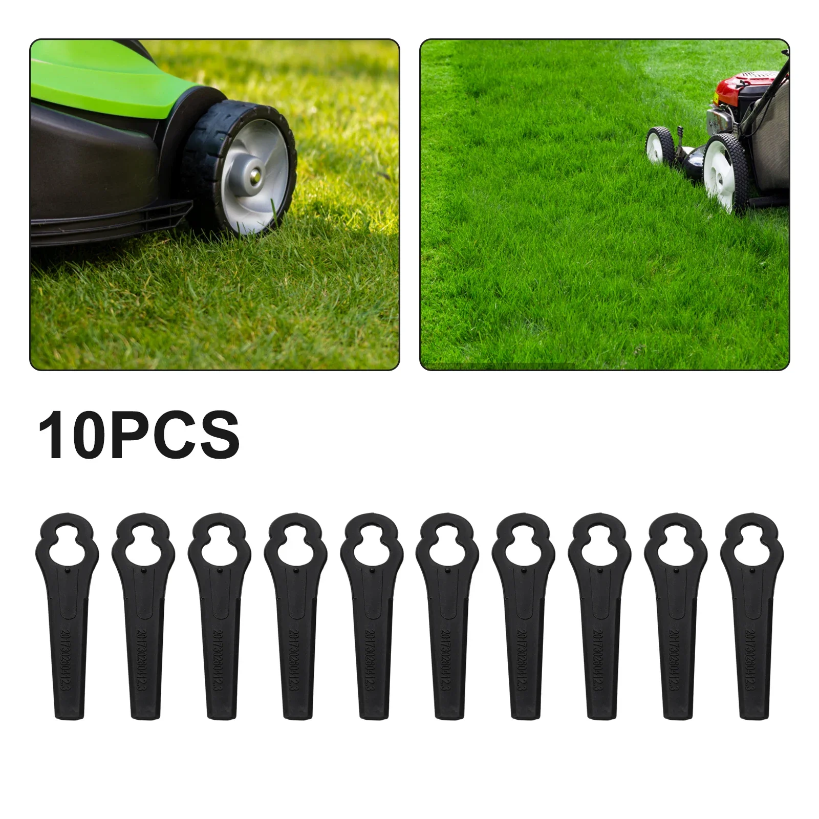 

10pcs Blades Replacement ALDI Hofer Lawn Trimmer For Gardenline GLART 18 Li Plastic Spare Blade Garden Power Tools