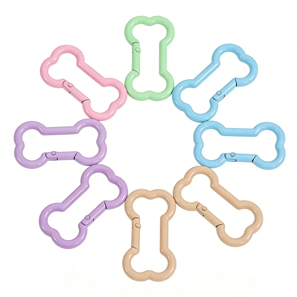 

5 шт. окрашенных металлических карабинов-защелок для альпинизма, многофункциональные инструменты, DIY брелок-подвеска, украшение