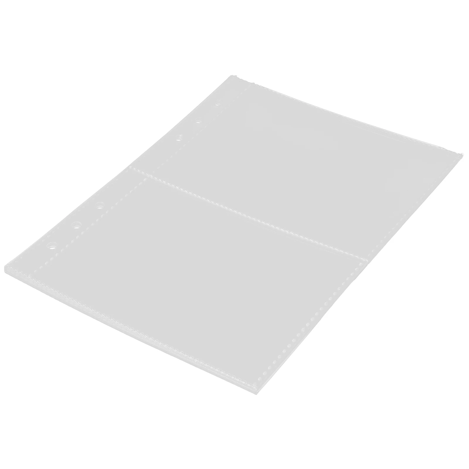 

50 Pcs Photo Protector Album Pages Clear PVC Card Sleeves for Picture Cards ID Credit Gift 3 5 Inch Reusable Storage
