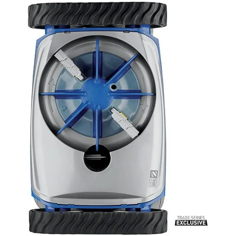 Automatic Micro-Clean Pool Cleaner with Removable Filter Durable Design Efficient Scrubbing and Vacuuming In-Ground Pools