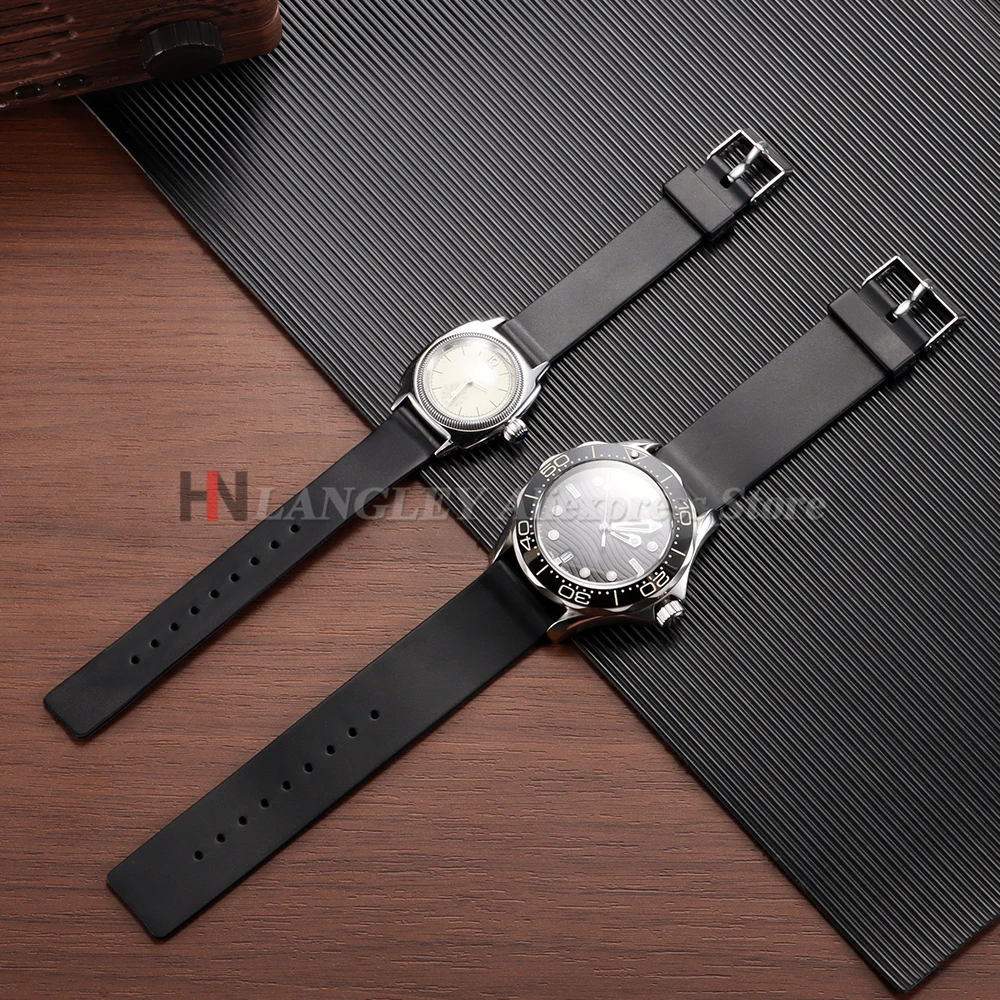 Cinturino per orologio in plastica PVC cinturino per immersione per accessori per orologi Casio 12mm 14mm 16mm 18mm 20mm 22mm braccialetti per donna uomo