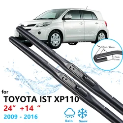 For Toyota Ist XP110 Urban Cruiser Scion Xd 2009~2016 Front Wiper Brushes Window Cleaning Windscreen Car Auto Parts  Accessories