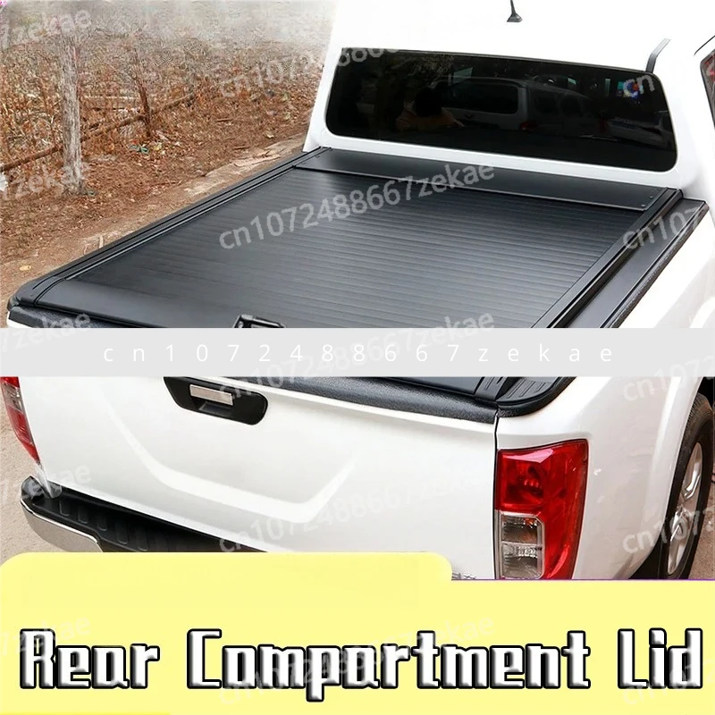 

For D40 Np300 Pickup Truck Tonneau Bed Cover Rear Compartment Lid refitting thickened aluminum rolling curtain