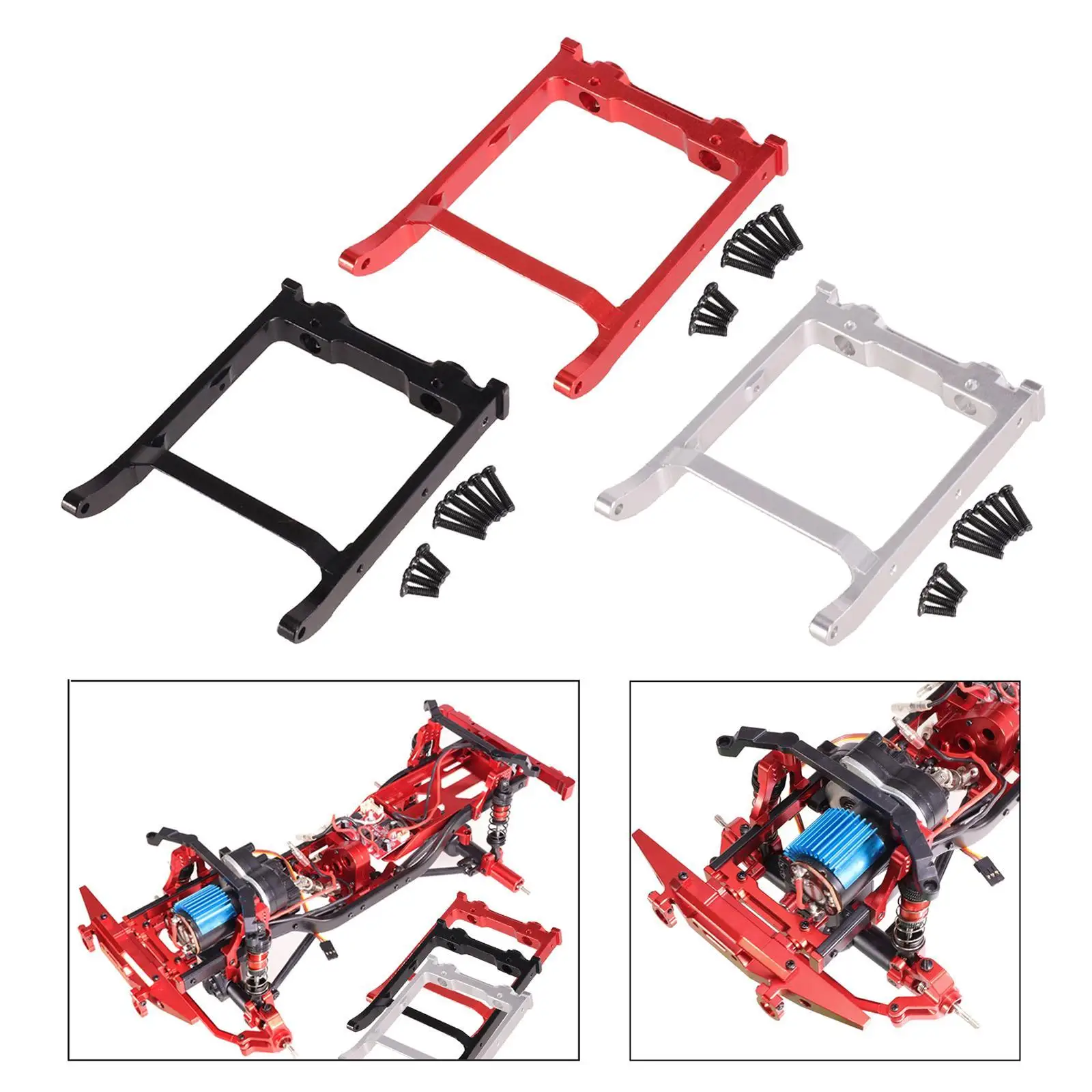 

Передний кронштейн для радиоуправляемого автомобиля, запасные части для аксессуаров «сделай сам», прочная профессиональная запасная модель игрушки 1:12, обновленная часть