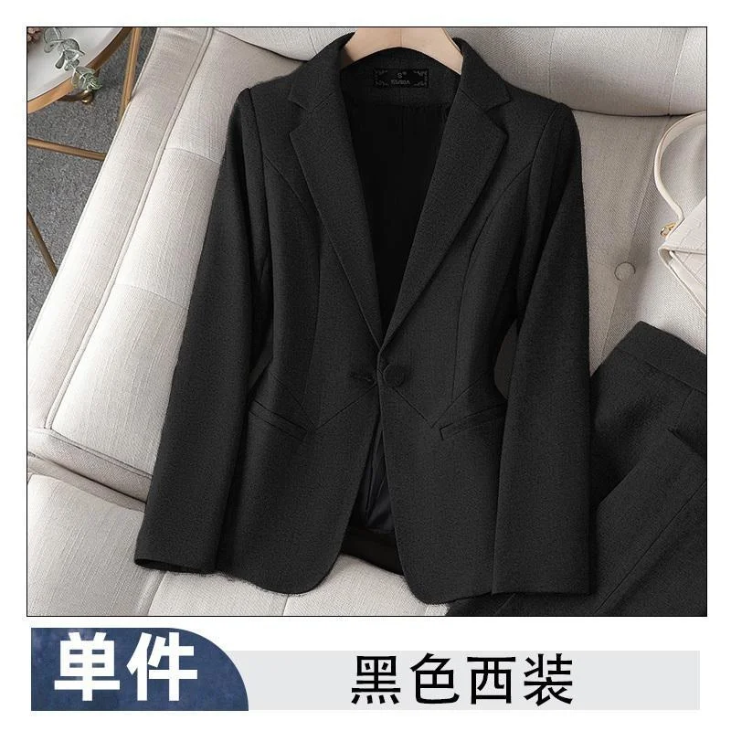 Grey Professional Suit For Women In Spring And Autumn High-end Temperament Goddess Formal Attire Civil Servant Jacket