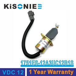 1751ES-12A3UC12B1S 12V Fuel Shut Off Solenoid 129953-77811 For Yanmar 4NTE94 Engine Hyundai R60-5 R210-5 SA-4673-S Stop Solenoid