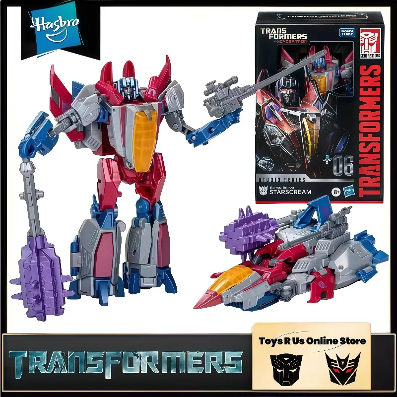ของเล่นแท้จาก Hasbro Transformers Classic รุ่น WFC Series Starscream หุ่นยนต์แปลงร่าง แอคชั่นฟิกเกอร์ ของสะสม ของเล่น ของขวัญ