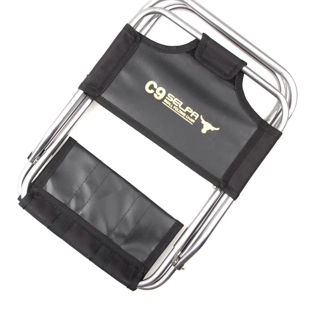 Kids Folding Camping Chair with Storage Bag Oxford Cloth Lightweight Seat for Hiking Fishing Picnic and Outdoor Events
