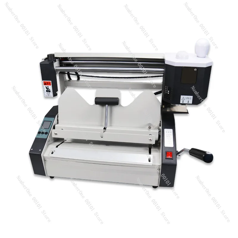 Desktop Manual Glue Binding Machine Small Office Use for Tender Documents, Contracts, Books Hot Melt Glue Binding Machine
