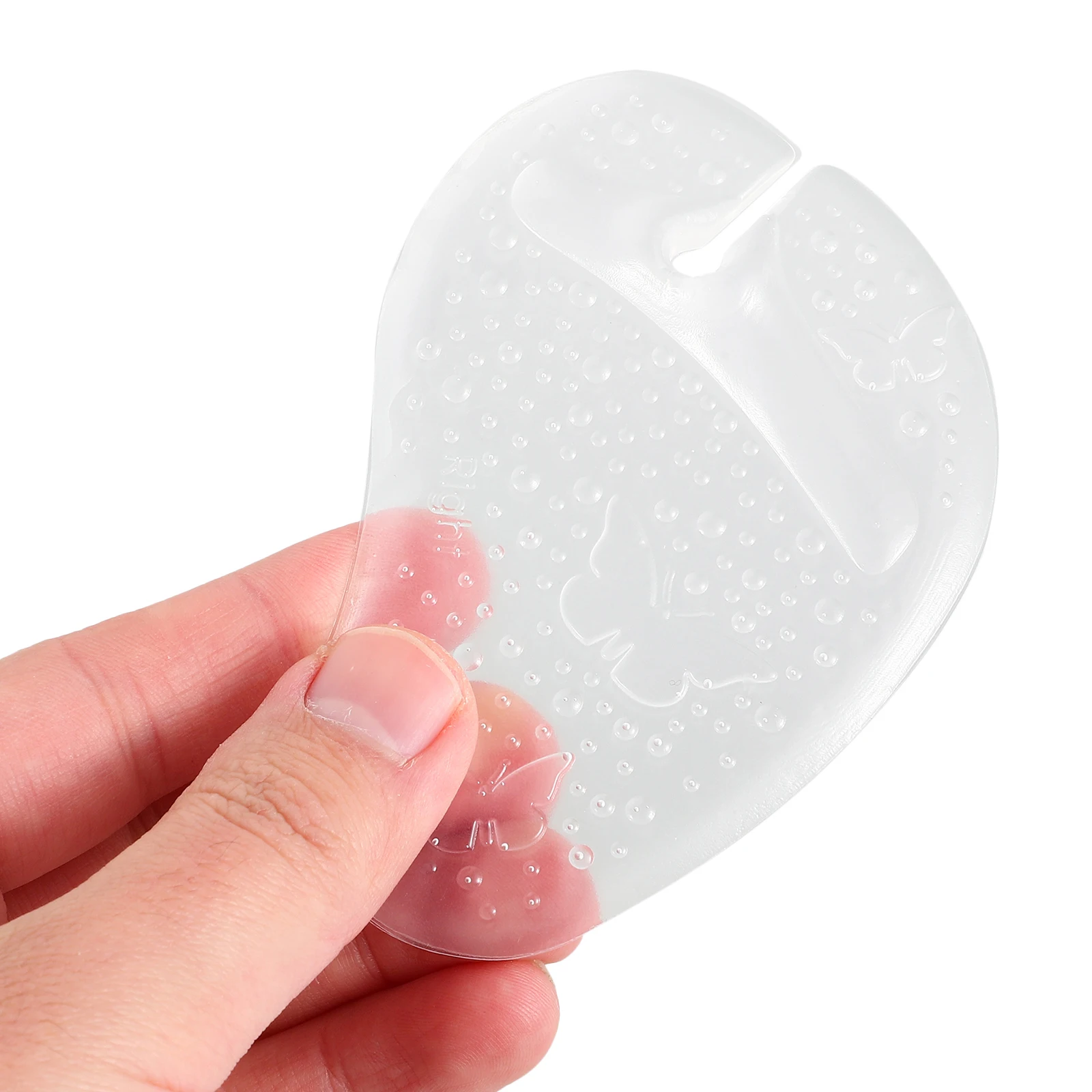 

Non Slip Shock Absorption Forefoot Pad White Sandals Toe Cushions Gel Vibration Reduction Pressure Distribution Nonslip Support
