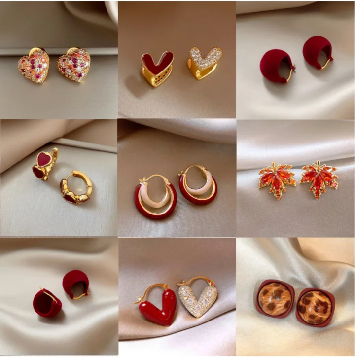 2025 New Sparkling Diamond Stud Earrings for Women Luxury-inspired, sophisticated, and incredibly stunning earrings