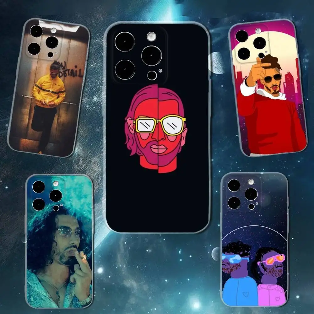 

P-PNL Q-QLF Rapper Cante Phone Case For iPhone 16,15,14,13,12,11 Plus,Pro,Max,XR,XS,X,7,8 SE,Mini Transparent Silicone Soft