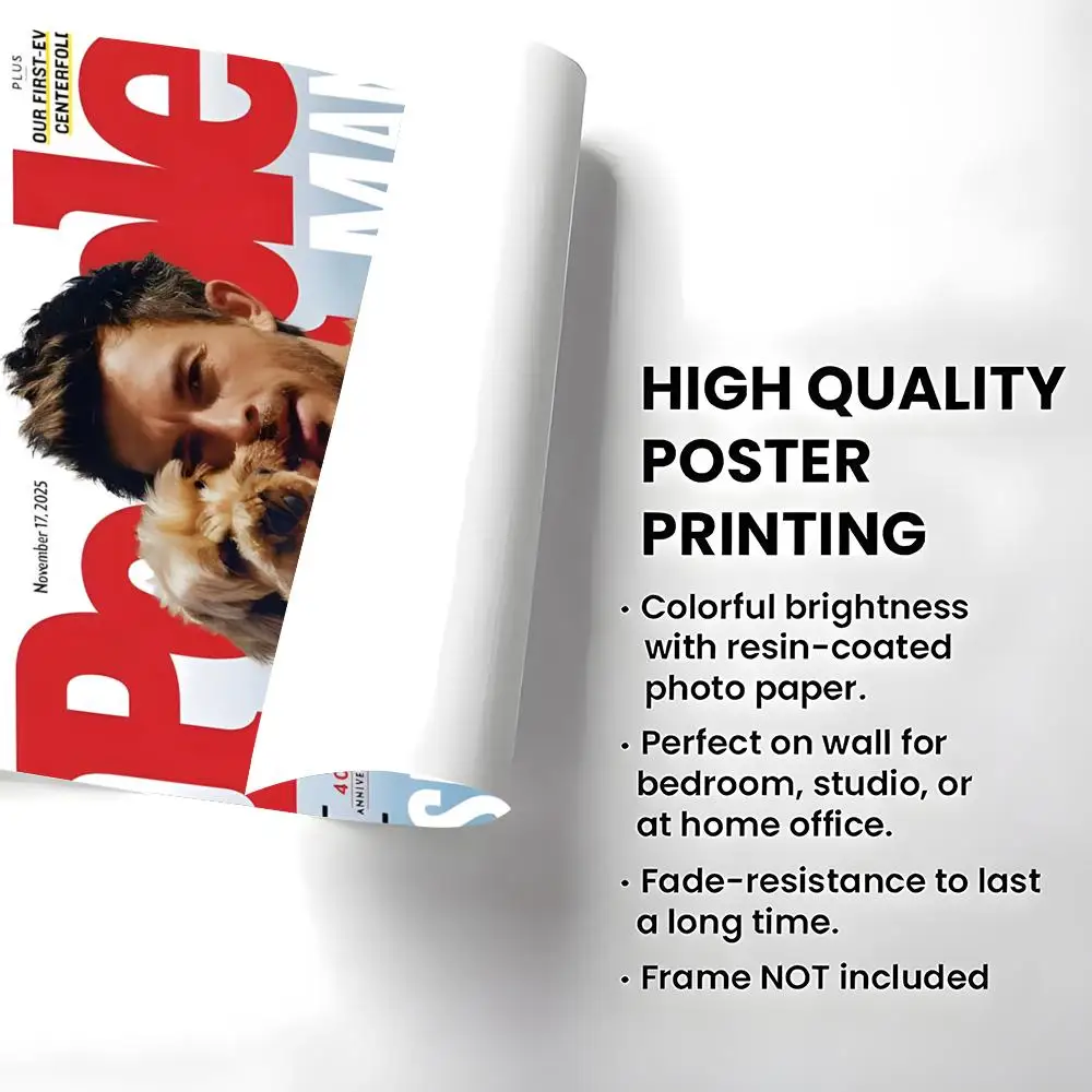 Actor Jonathan Bailey Poster Self-adhesive Art Waterproof Paper Sticker Coffee House Bar Room Wall Decor