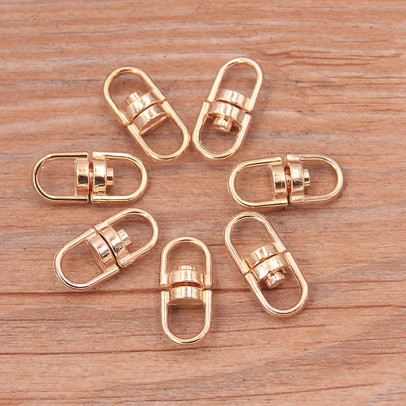 20PCS 8*18mm 2021 New Two Color Small Rhodium Plated Jewelry Connector Findings For Necklace Bracelet Chain DIY Making