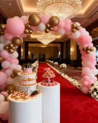 

4pcs/set)Wedding Decoration Round Dessert Stand Metal Gold white mental Cake Stand qq282