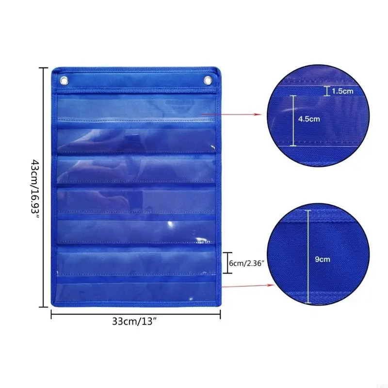 D5BB 13x17inch مخطط الجيب المغناطيسي لمخطط الجدول الزمني للثلاجة