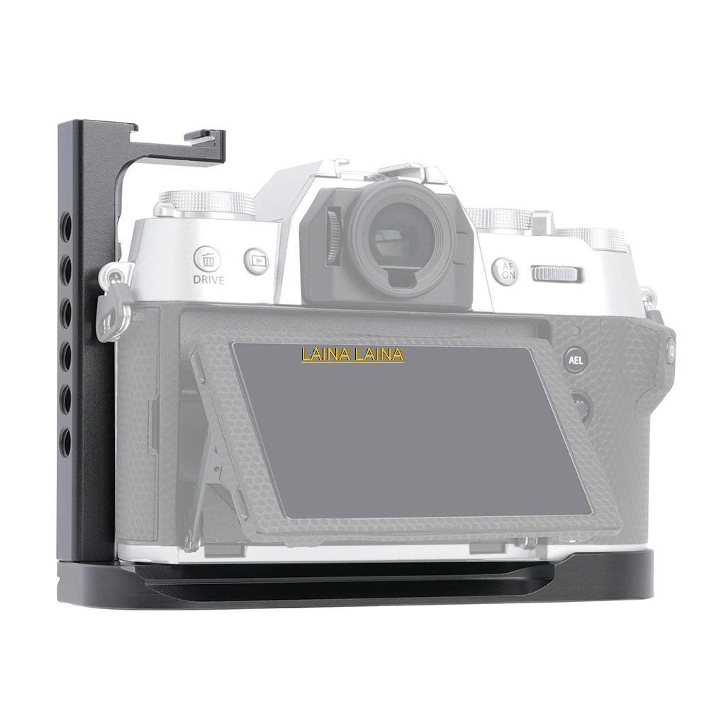 

Рукоятка FOTGA X-T50 L-образной формы для камеры FUJIFILM Fuji X-T50 с быстросъемной пластиной для отверстия под батарейный отсек Arca