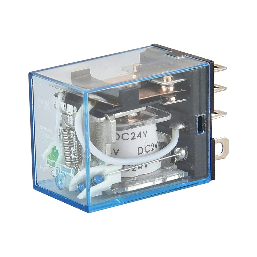 

High Quality Brand New Electronic Equipment Remote Control Communication 8 Pin Electromagnetic Relay 24V DC Base