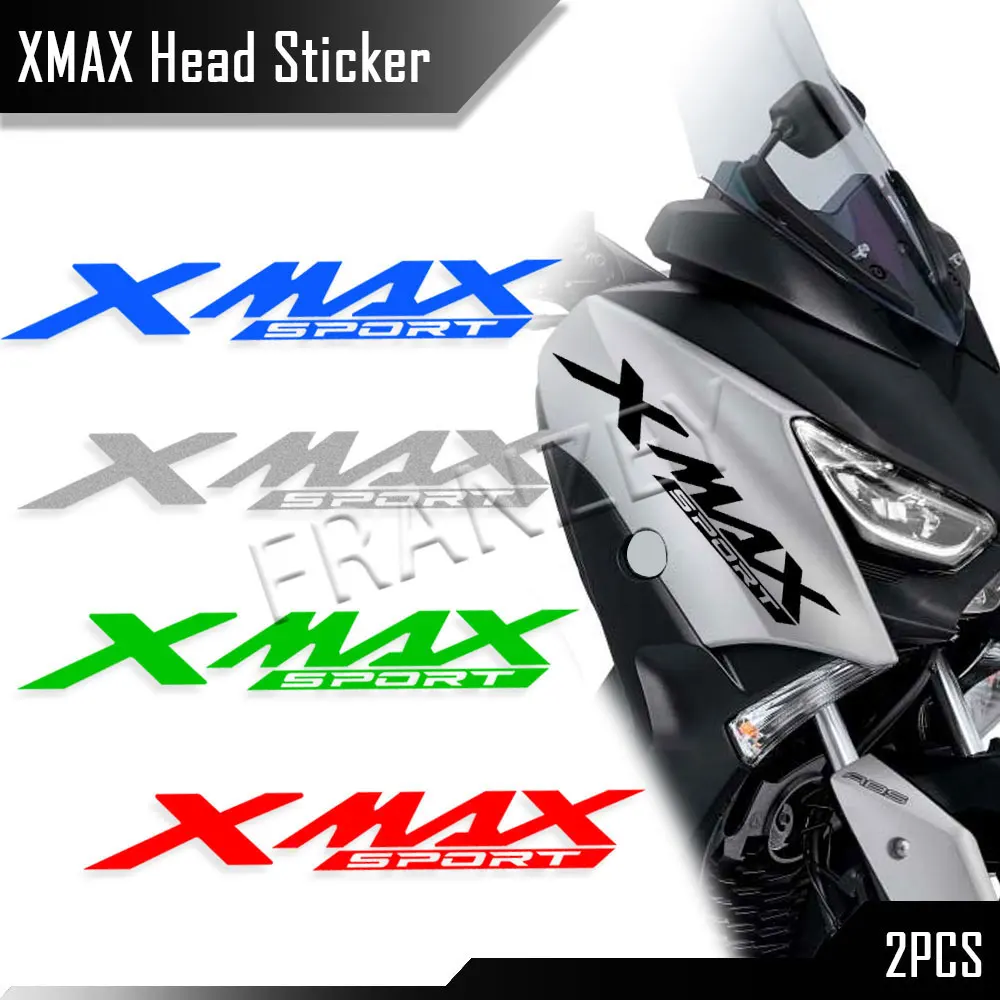 For YAMAHA XMAX 125 150 250 300 400 Xmax 400 Motorcycle Accessories Scooter Front Side Strip fairing Stickers Waterproof Decals