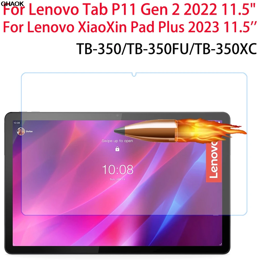 Tempered Glass Film For Lenovo Tab P11 2nd Gen 11.5 inch 2022 Screen Protector For Lenovo XiaoXin Pad Plus 2023 11.5 TB350FU