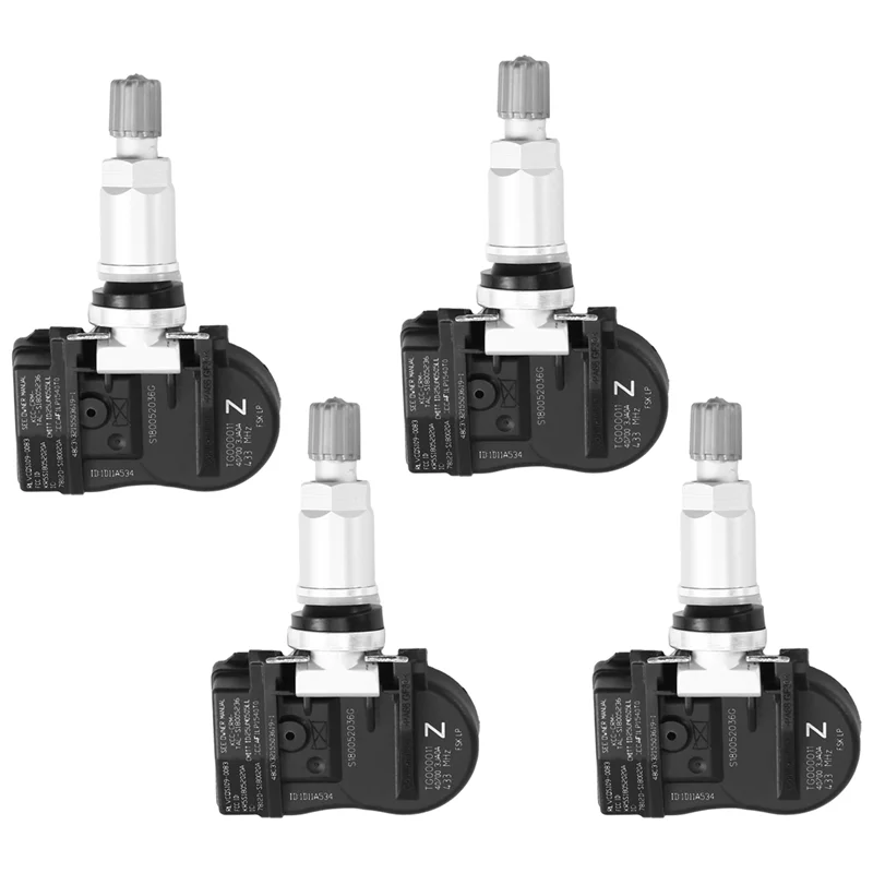 

A58X-для Infiniti JX35 Q50 Q60 QX60 Nissan Altima Murano 2013-2020 датчики давления в шинах 4 шт. автомобиль 433 МГц 407003JA0A 407003JA0B